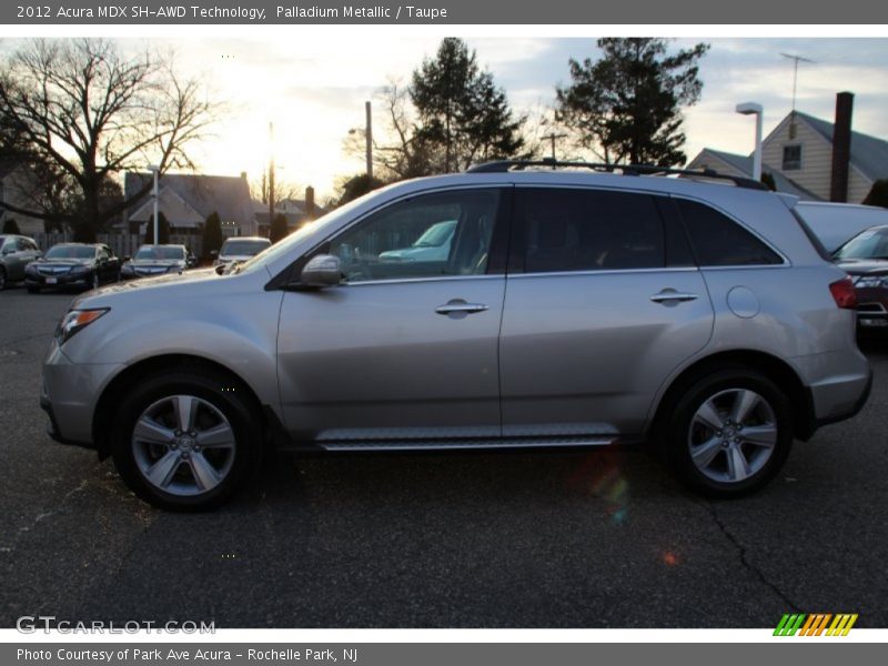 Palladium Metallic / Taupe 2012 Acura MDX SH-AWD Technology