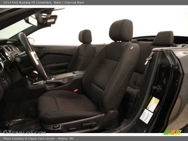 Black / Charcoal Black 2014 Ford Mustang V6 Convertible