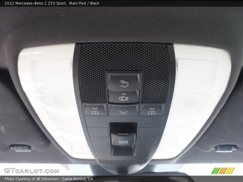 Mars Red / Black 2012 Mercedes-Benz C 250 Sport
