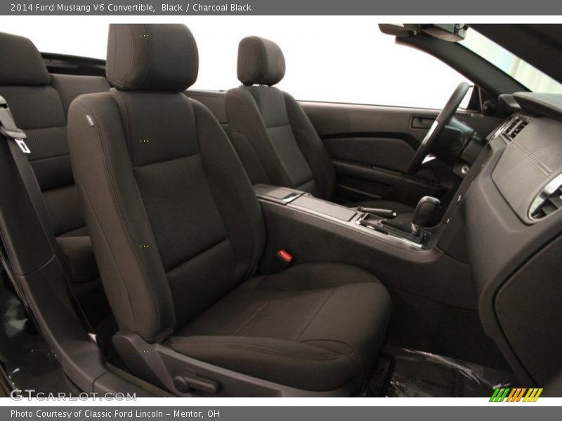 Black / Charcoal Black 2014 Ford Mustang V6 Convertible
