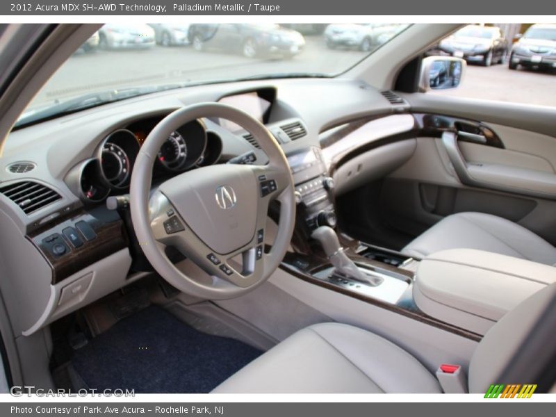 Palladium Metallic / Taupe 2012 Acura MDX SH-AWD Technology