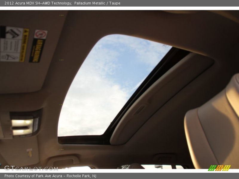 Palladium Metallic / Taupe 2012 Acura MDX SH-AWD Technology