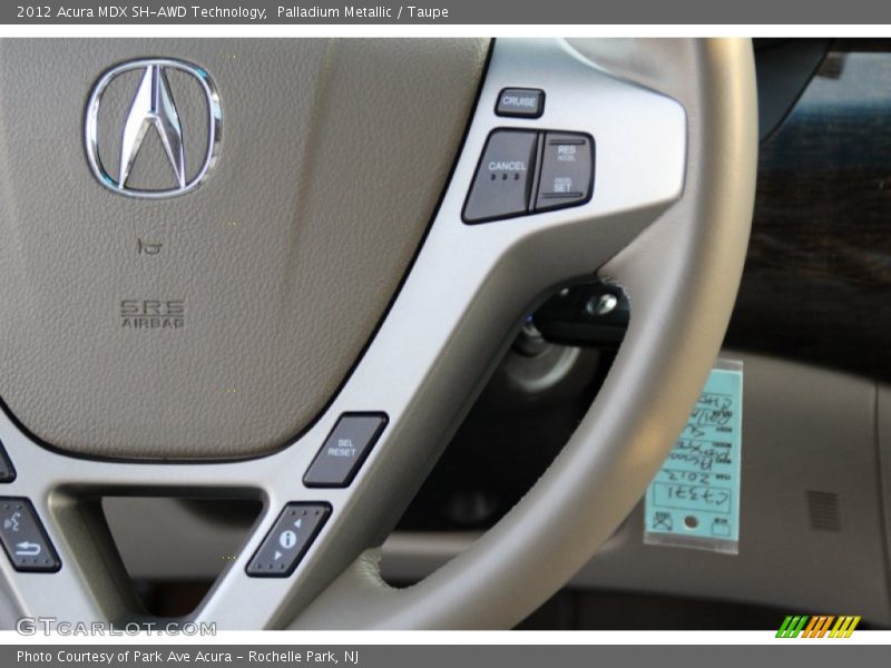 Palladium Metallic / Taupe 2012 Acura MDX SH-AWD Technology