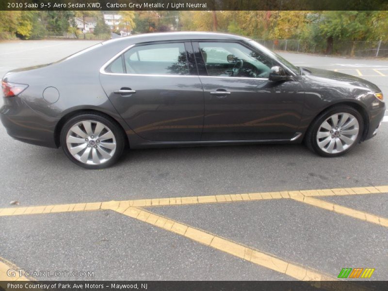 Carbon Grey Metallic / Light Neutral 2010 Saab 9-5 Aero Sedan XWD