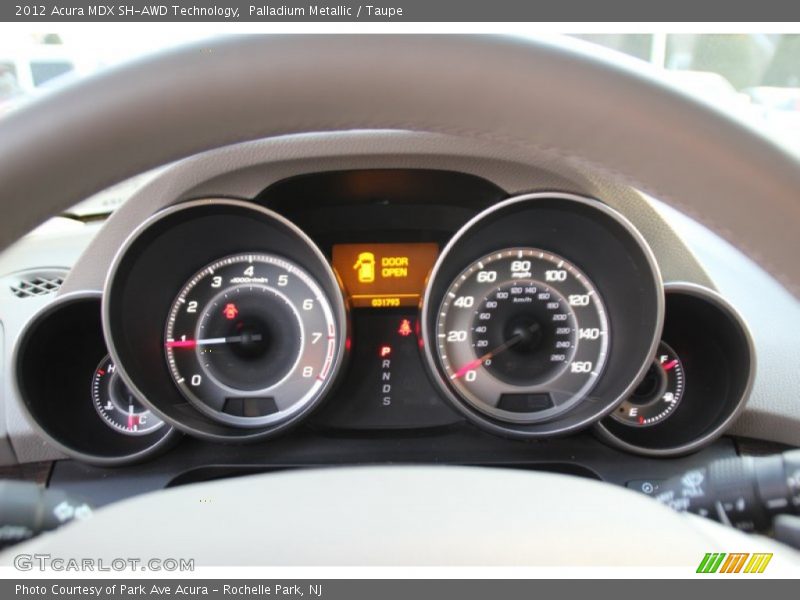 Palladium Metallic / Taupe 2012 Acura MDX SH-AWD Technology