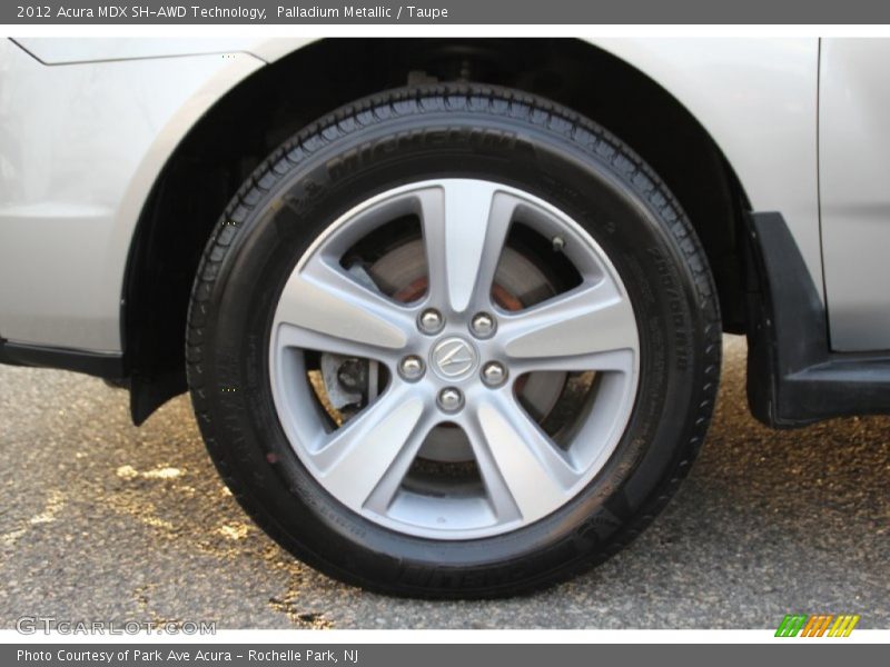 Palladium Metallic / Taupe 2012 Acura MDX SH-AWD Technology