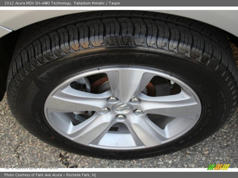 Palladium Metallic / Taupe 2012 Acura MDX SH-AWD Technology