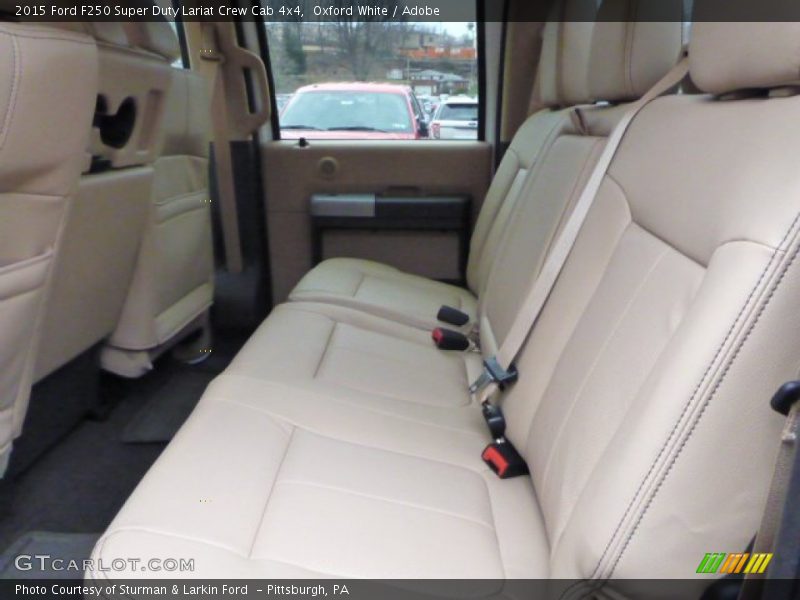 Rear Seat of 2015 F250 Super Duty Lariat Crew Cab 4x4