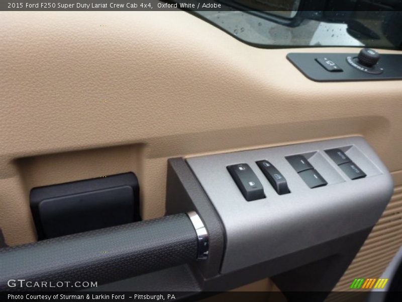 Oxford White / Adobe 2015 Ford F250 Super Duty Lariat Crew Cab 4x4