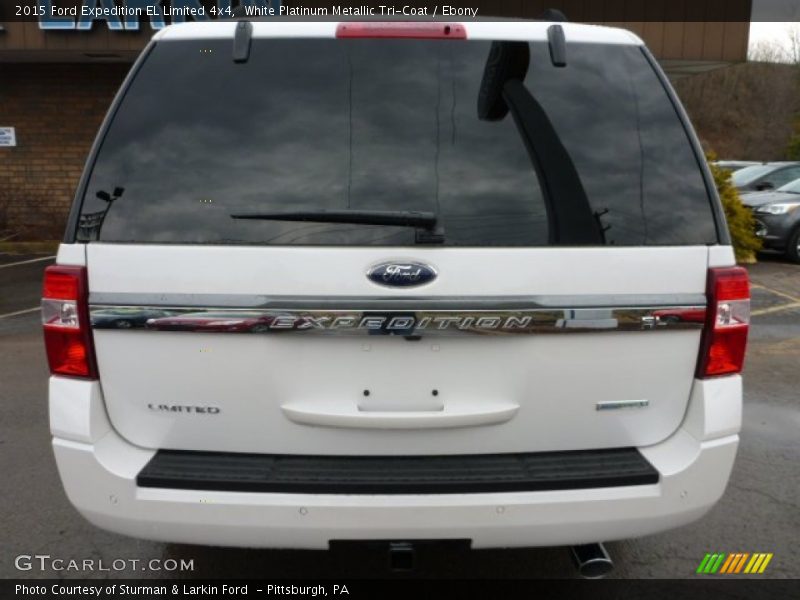 White Platinum Metallic Tri-Coat / Ebony 2015 Ford Expedition EL Limited 4x4
