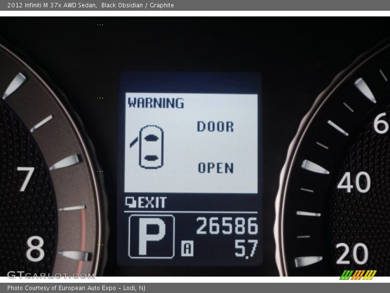 Black Obsidian / Graphite 2012 Infiniti M 37x AWD Sedan