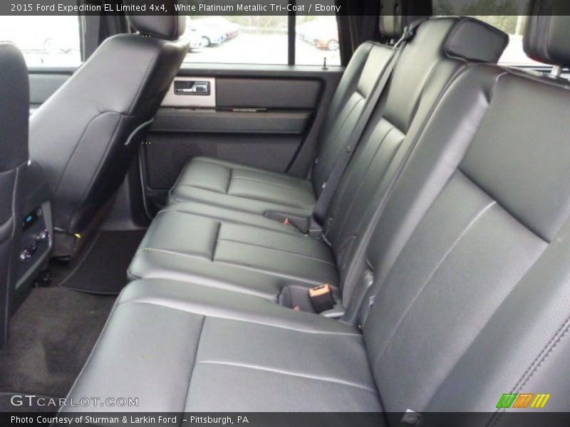 White Platinum Metallic Tri-Coat / Ebony 2015 Ford Expedition EL Limited 4x4