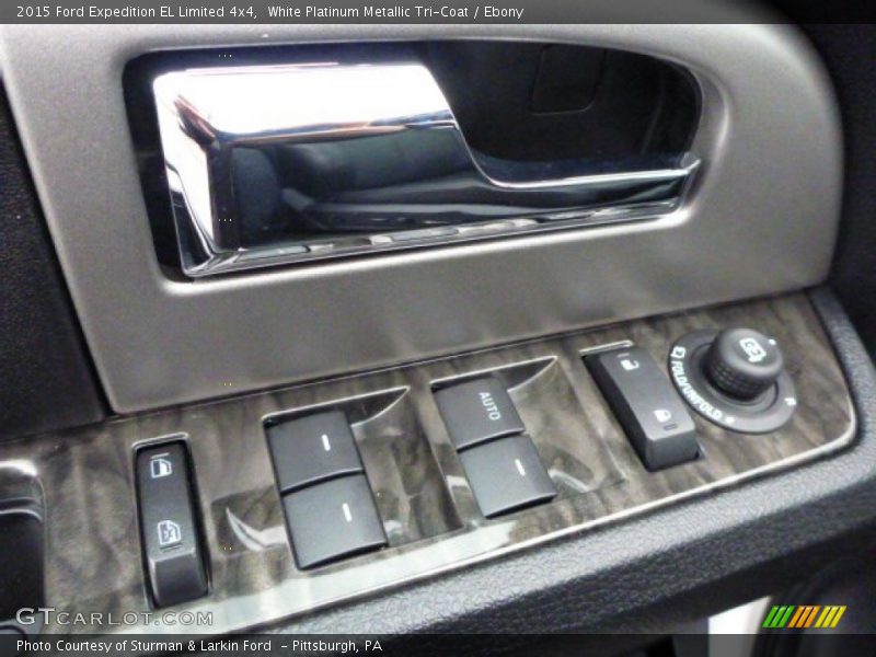 White Platinum Metallic Tri-Coat / Ebony 2015 Ford Expedition EL Limited 4x4