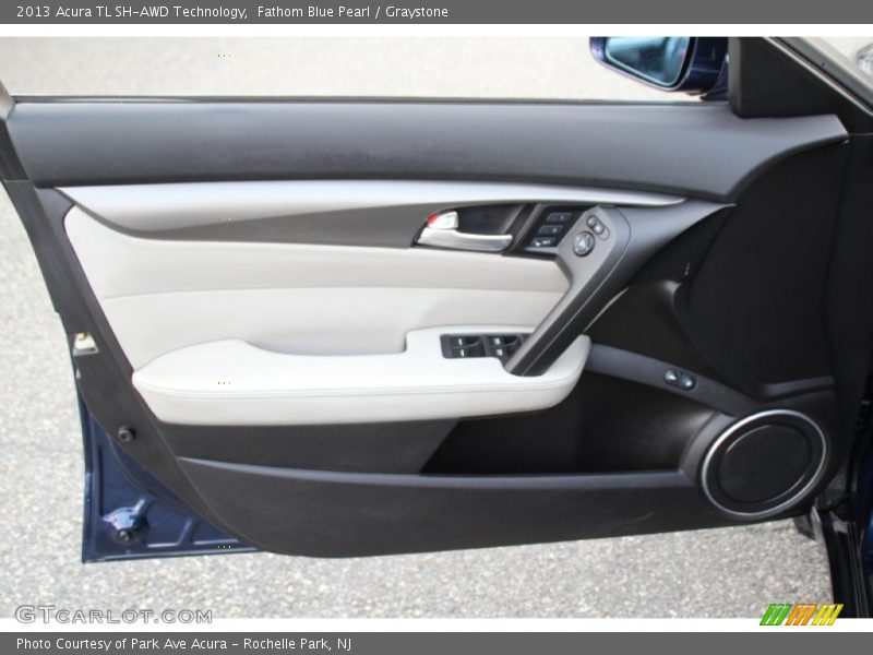 Fathom Blue Pearl / Graystone 2013 Acura TL SH-AWD Technology