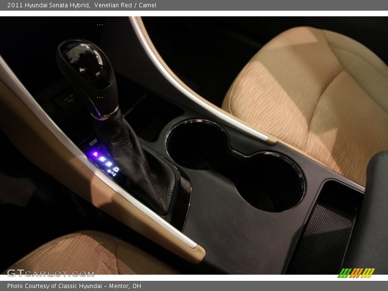 Venetian Red / Camel 2011 Hyundai Sonata Hybrid