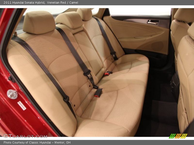 Venetian Red / Camel 2011 Hyundai Sonata Hybrid