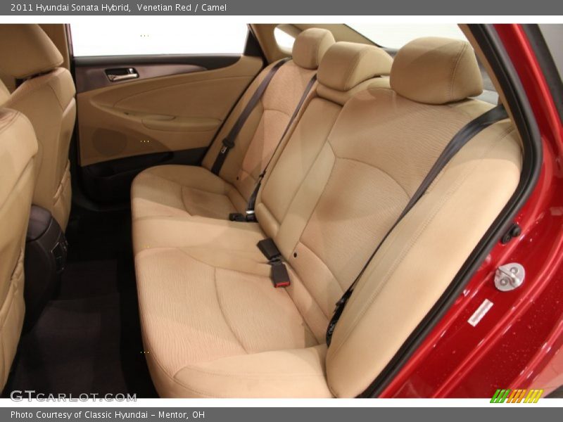 Rear Seat of 2011 Sonata Hybrid