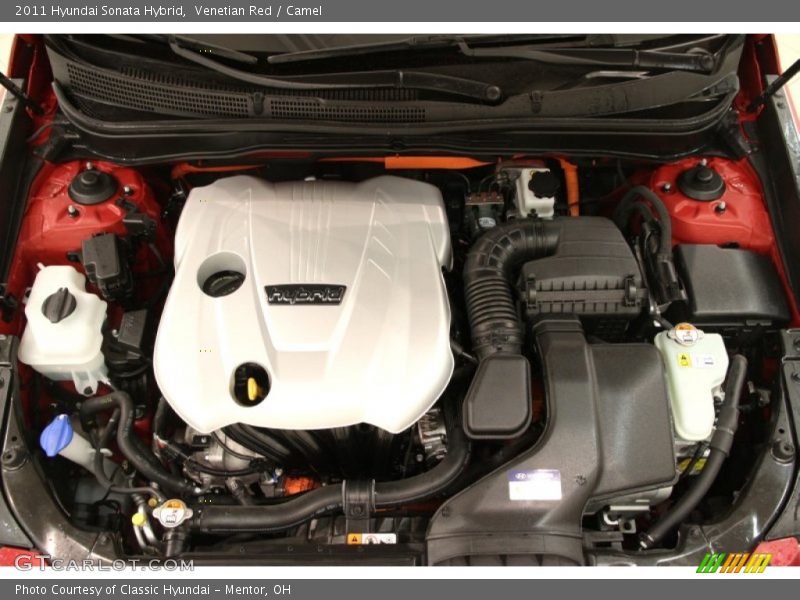  2011 Sonata Hybrid Engine - 2.4 Liter h DOHC 16-Valve D-CVVT 4 Cylinder Gasoline/Electric Hybrid