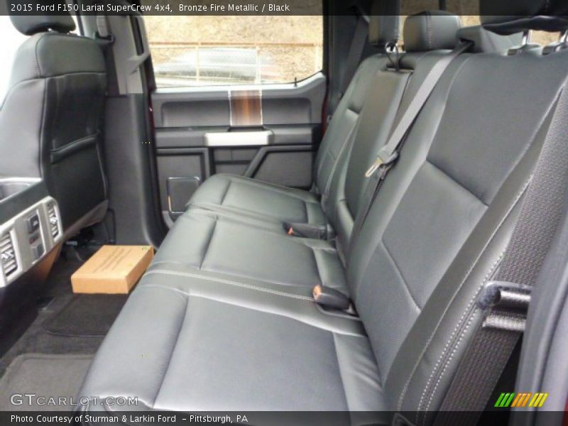 Rear Seat of 2015 F150 Lariat SuperCrew 4x4