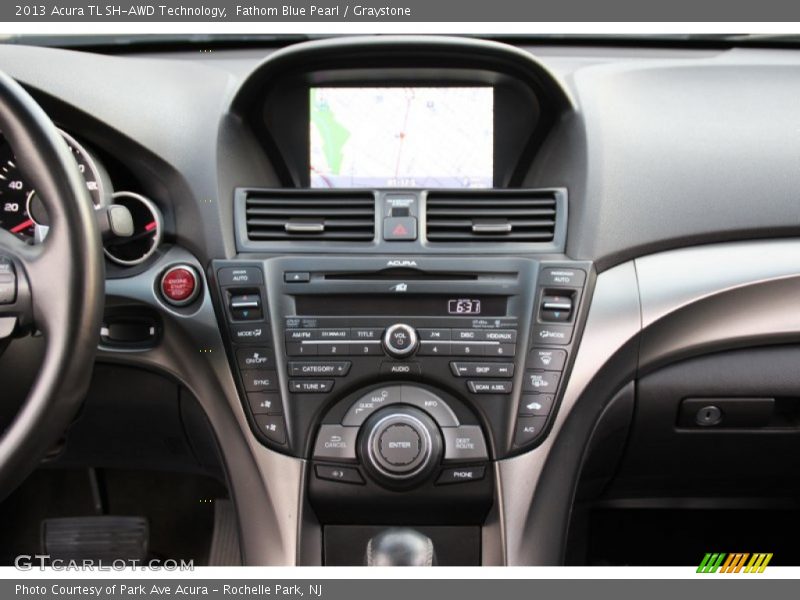 Fathom Blue Pearl / Graystone 2013 Acura TL SH-AWD Technology