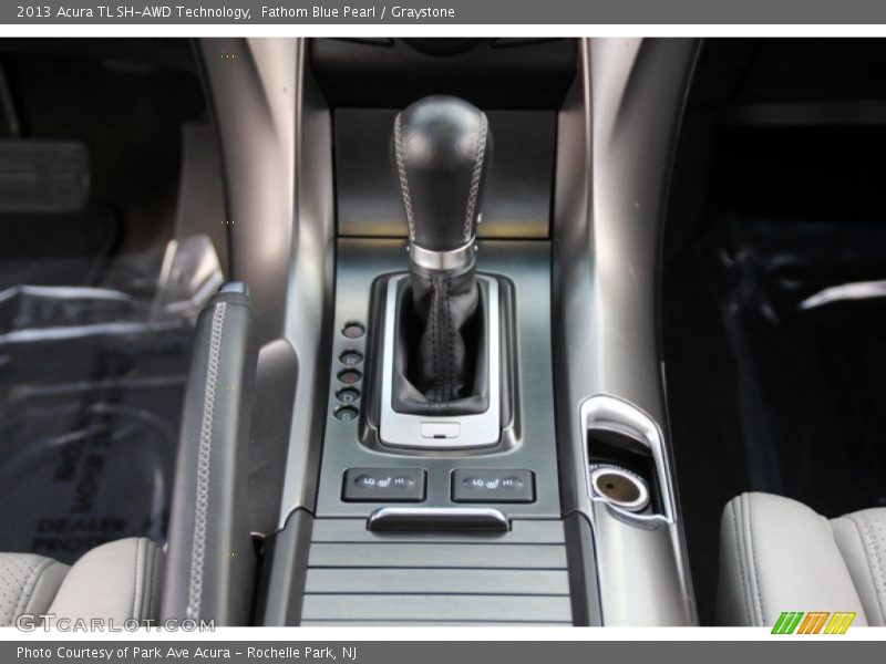 Fathom Blue Pearl / Graystone 2013 Acura TL SH-AWD Technology