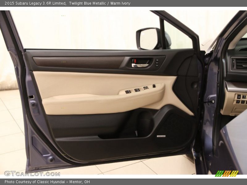 Twilight Blue Metallic / Warm Ivory 2015 Subaru Legacy 3.6R Limited