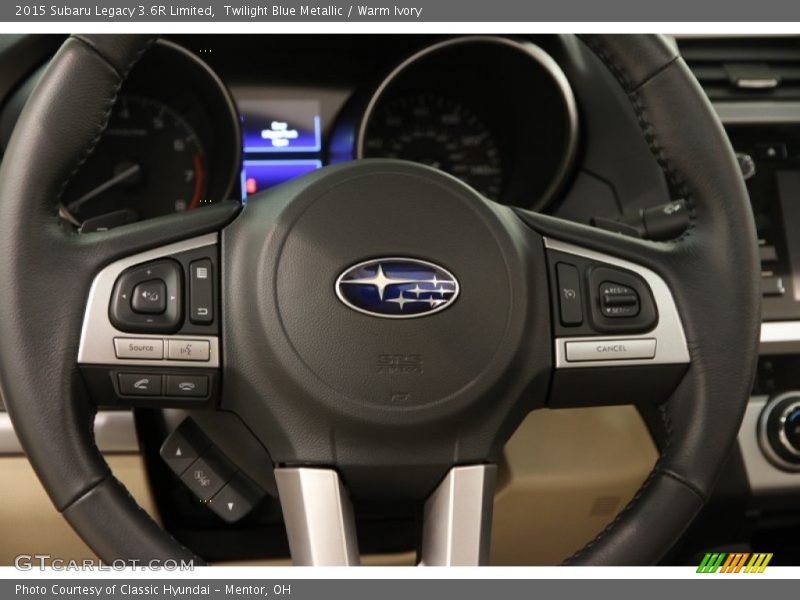 Twilight Blue Metallic / Warm Ivory 2015 Subaru Legacy 3.6R Limited