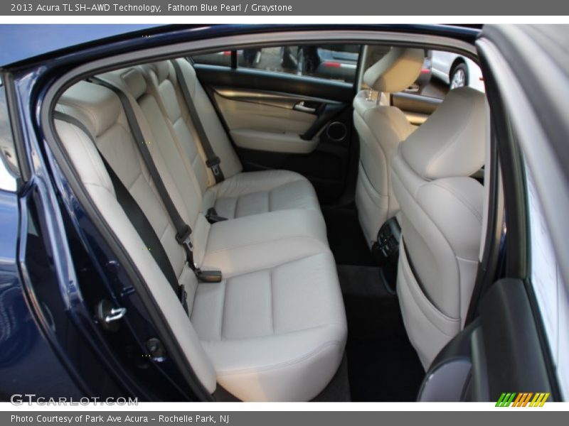 Fathom Blue Pearl / Graystone 2013 Acura TL SH-AWD Technology