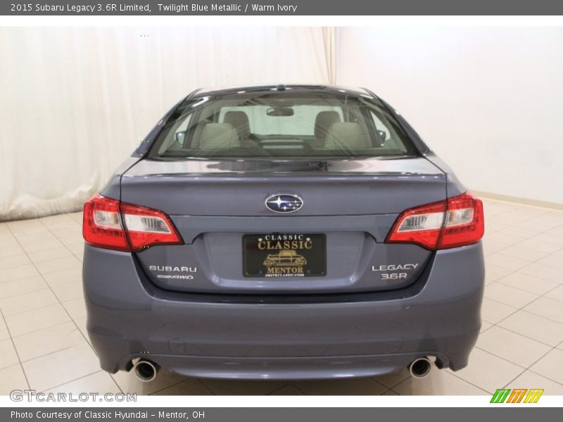 Twilight Blue Metallic / Warm Ivory 2015 Subaru Legacy 3.6R Limited