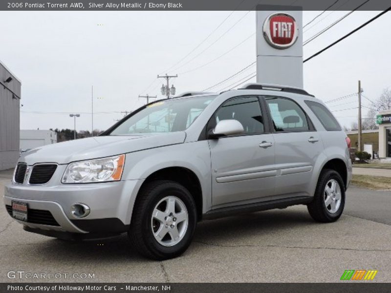 Silver Alloy Metallic / Ebony Black 2006 Pontiac Torrent AWD