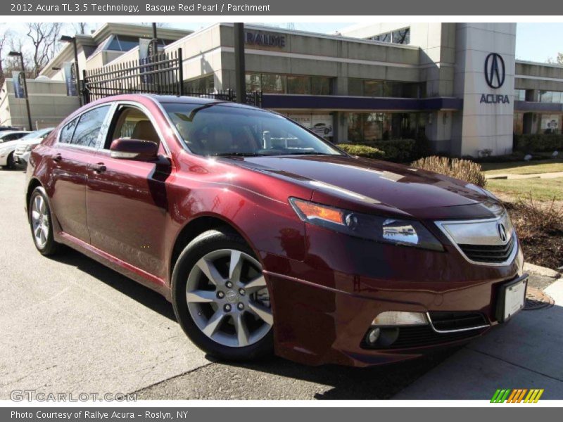 Basque Red Pearl / Parchment 2012 Acura TL 3.5 Technology