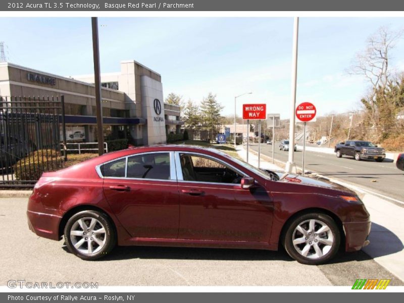 Basque Red Pearl / Parchment 2012 Acura TL 3.5 Technology
