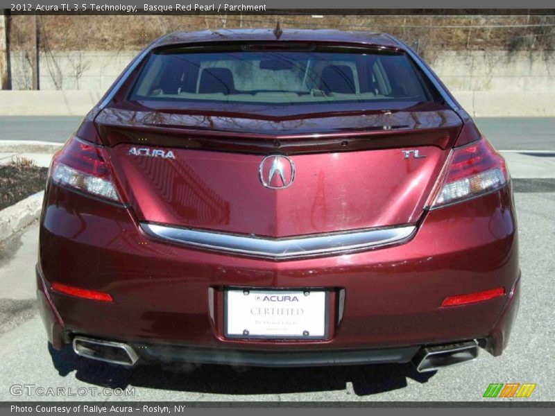 Basque Red Pearl / Parchment 2012 Acura TL 3.5 Technology
