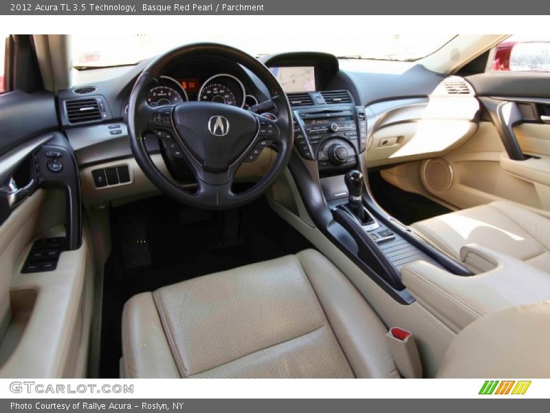 Basque Red Pearl / Parchment 2012 Acura TL 3.5 Technology