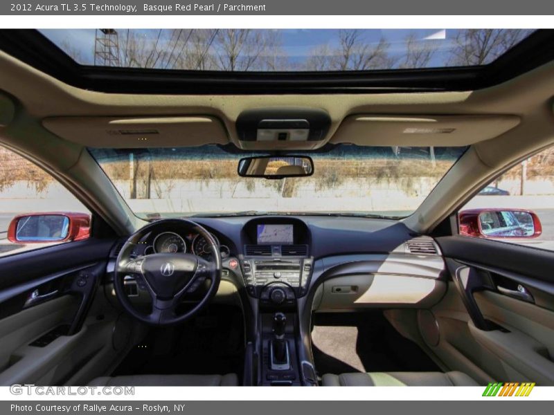 Basque Red Pearl / Parchment 2012 Acura TL 3.5 Technology