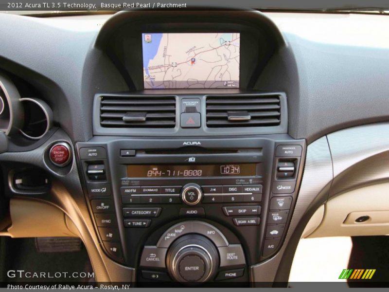 Basque Red Pearl / Parchment 2012 Acura TL 3.5 Technology
