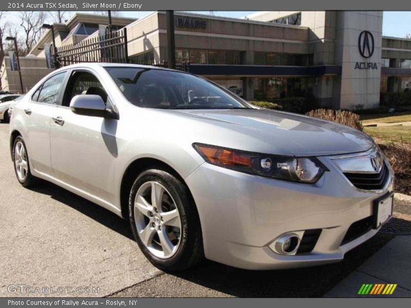 Silver Moon / Ebony 2014 Acura TSX Sedan