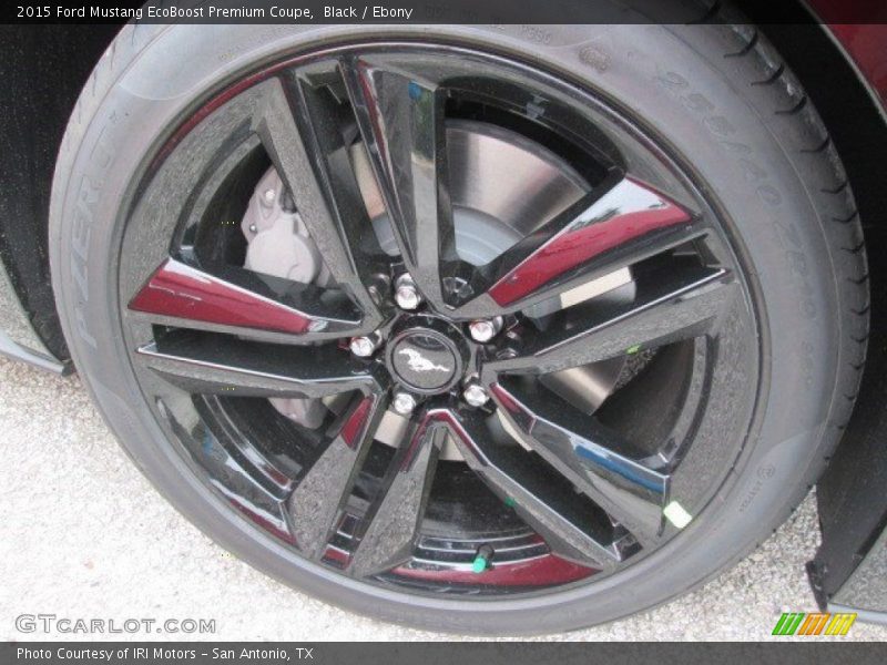 Black / Ebony 2015 Ford Mustang EcoBoost Premium Coupe