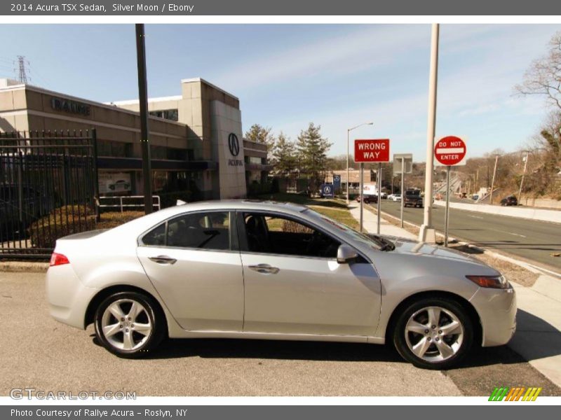 Silver Moon / Ebony 2014 Acura TSX Sedan