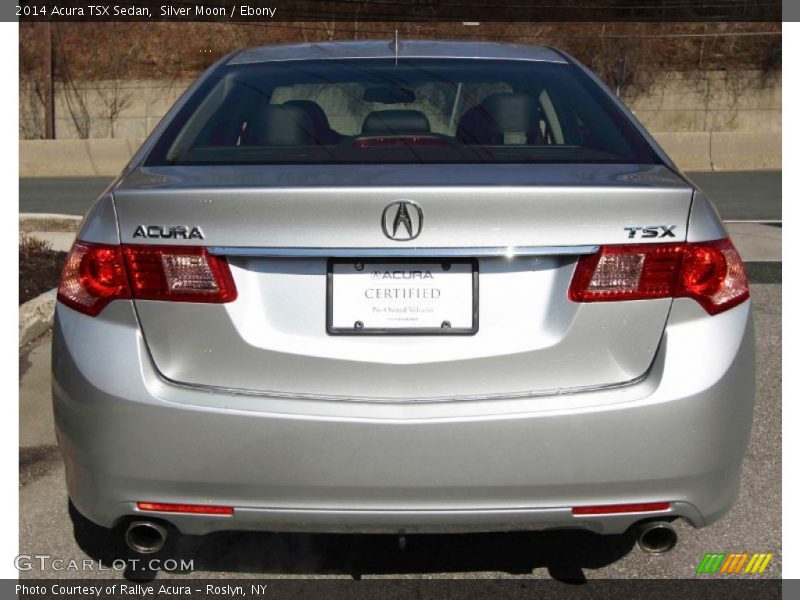 Silver Moon / Ebony 2014 Acura TSX Sedan