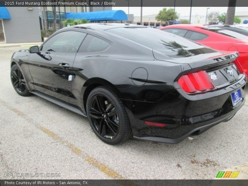 Black / Ebony 2015 Ford Mustang EcoBoost Premium Coupe