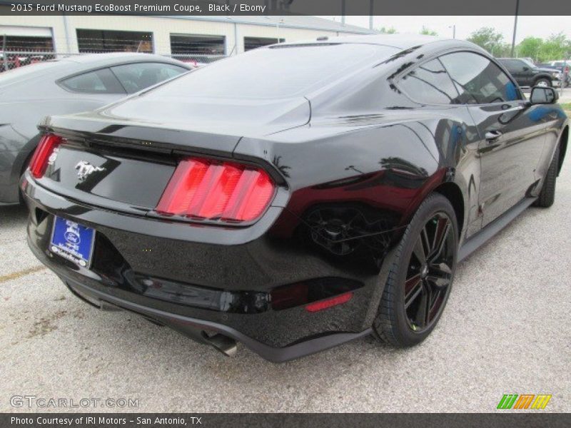 Black / Ebony 2015 Ford Mustang EcoBoost Premium Coupe
