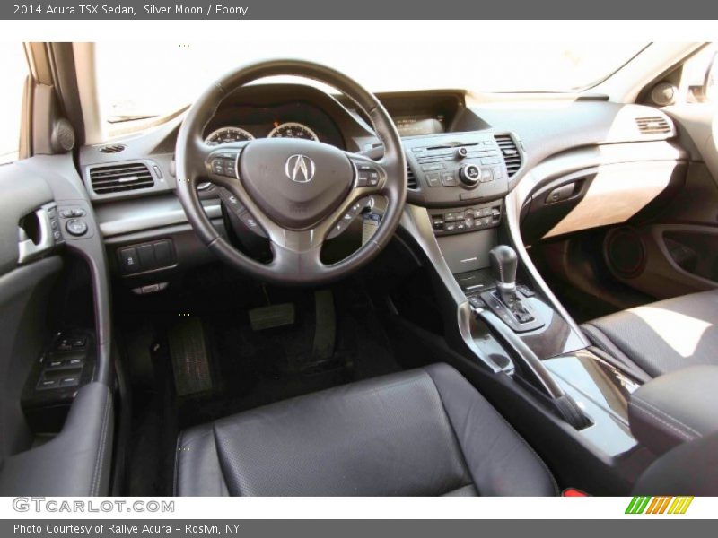 Silver Moon / Ebony 2014 Acura TSX Sedan