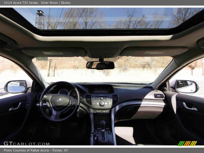 Silver Moon / Ebony 2014 Acura TSX Sedan