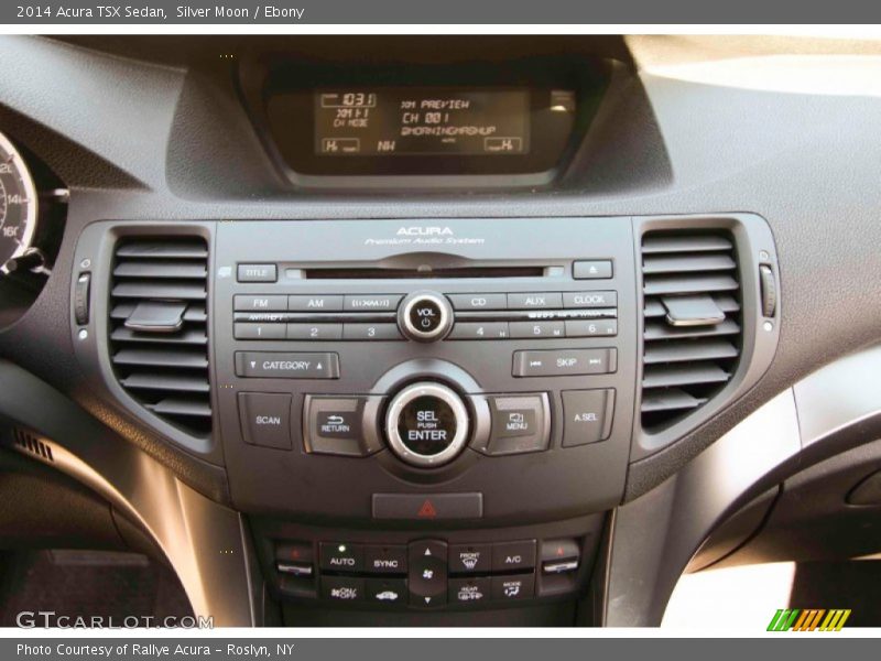 Silver Moon / Ebony 2014 Acura TSX Sedan