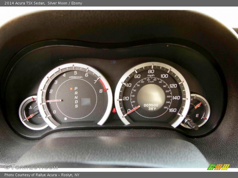 Silver Moon / Ebony 2014 Acura TSX Sedan