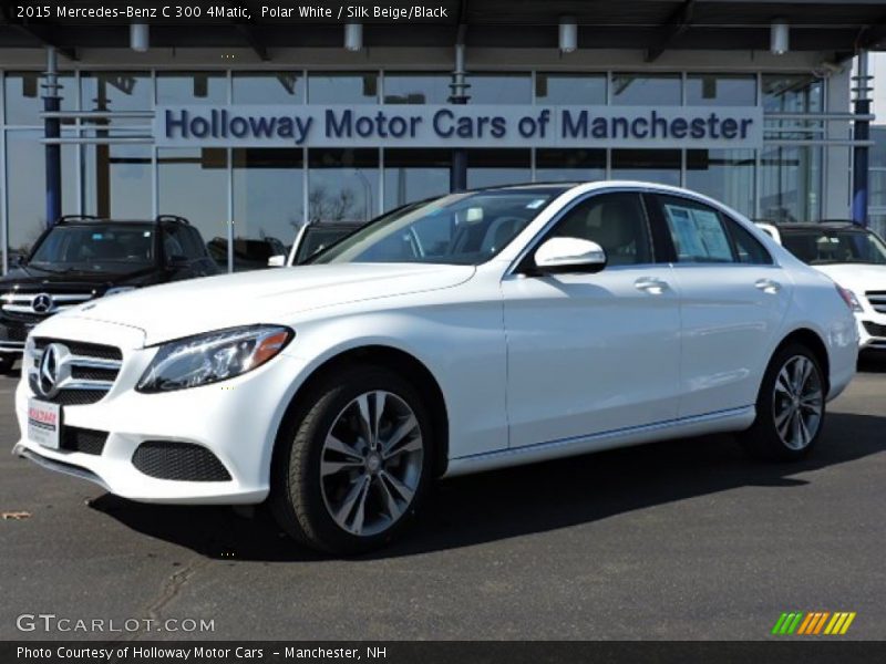 Polar White / Silk Beige/Black 2015 Mercedes-Benz C 300 4Matic