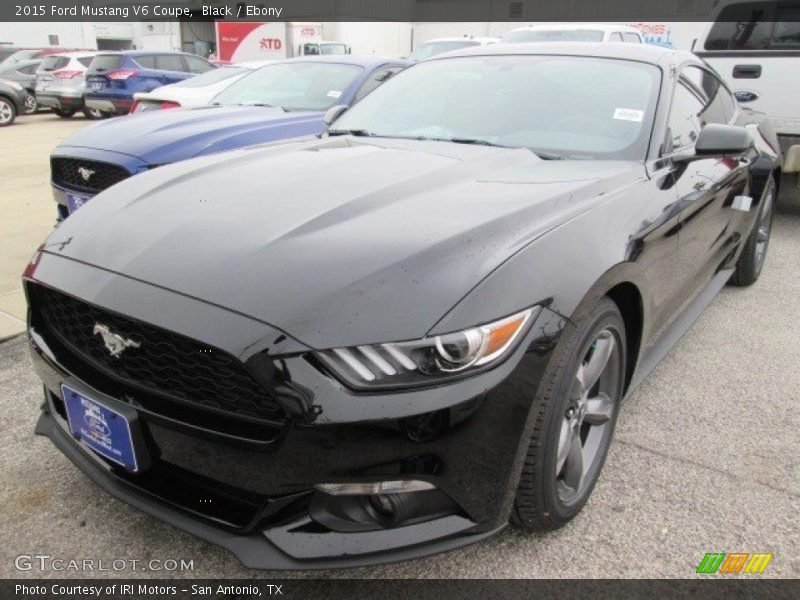 Black / Ebony 2015 Ford Mustang V6 Coupe