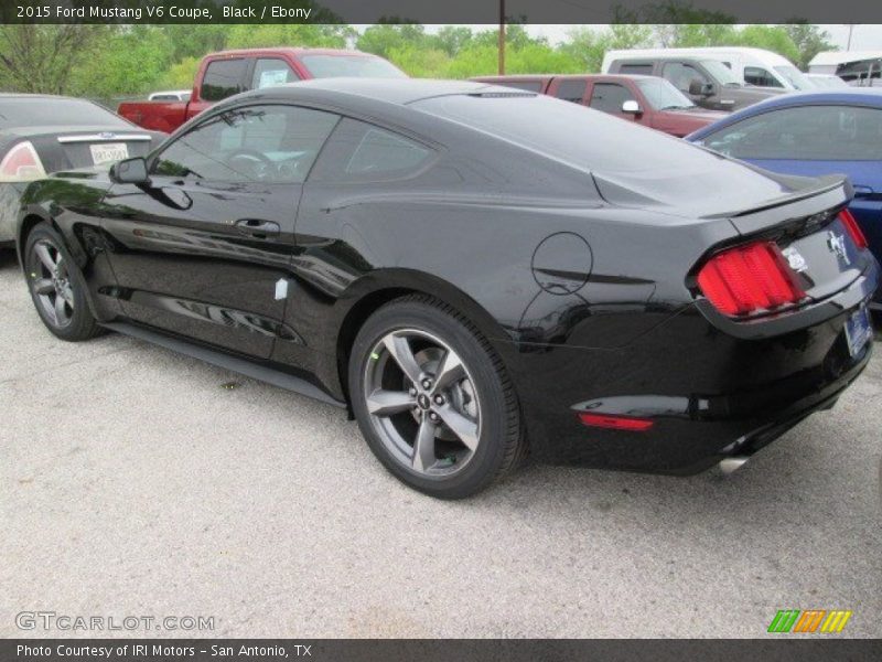 Black / Ebony 2015 Ford Mustang V6 Coupe