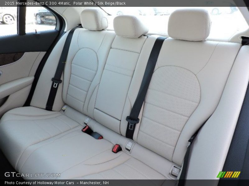 Polar White / Silk Beige/Black 2015 Mercedes-Benz C 300 4Matic